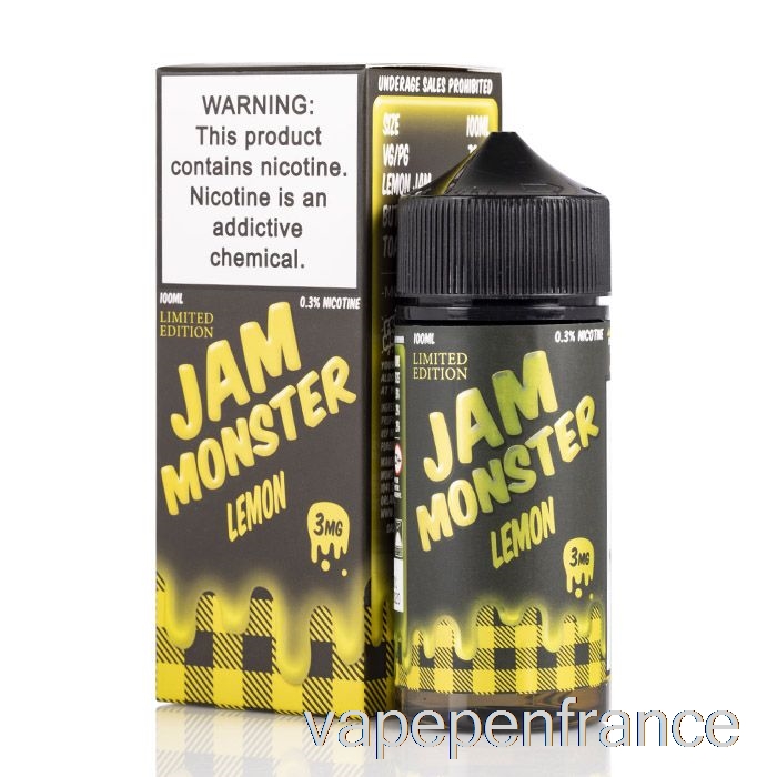 Citron - Confiture Monstre - 100ml 0mg Stylo Vape